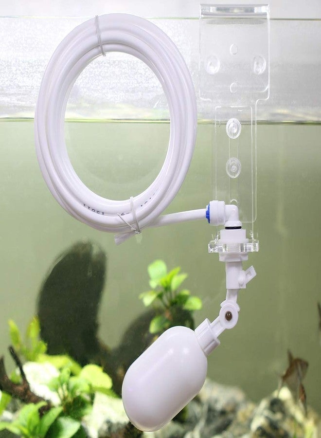 SENSTREE ZAOJIAO Auto-top-Off ATO Solution Auto Water Filler Adjustable Float Valve Mounting Aquarium Sump + 1/4" Tube 3 Meters 9.8ft Pipe RO Water Filter System PE White - Image 2